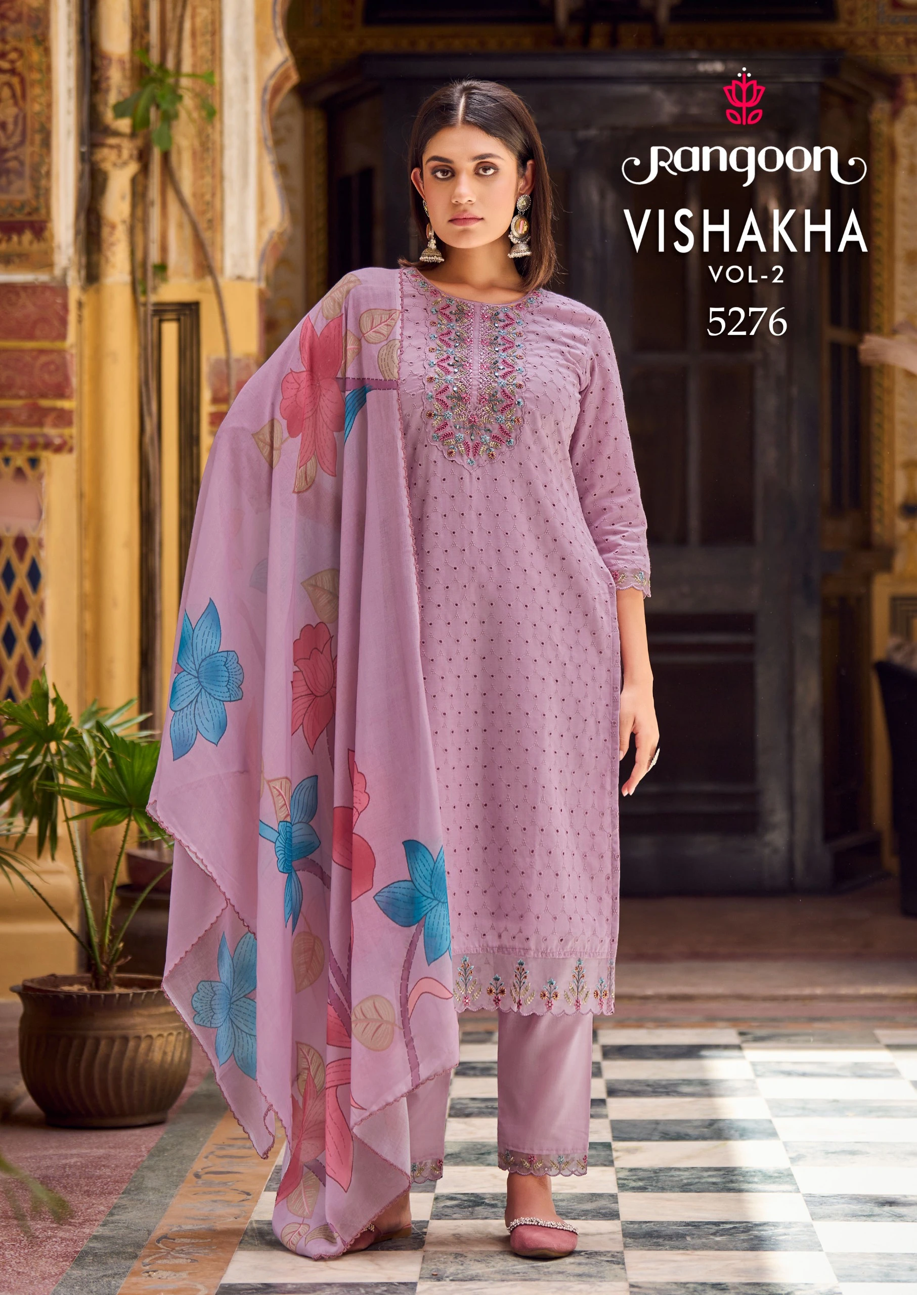 Rangoon Vishakha Vol-02 Pure Cotton Wholesale Readymade Salwar Suit Catalog — Wholesale Salwar Suits, Rangoon wholesale from Surat - Gallery Image 2
